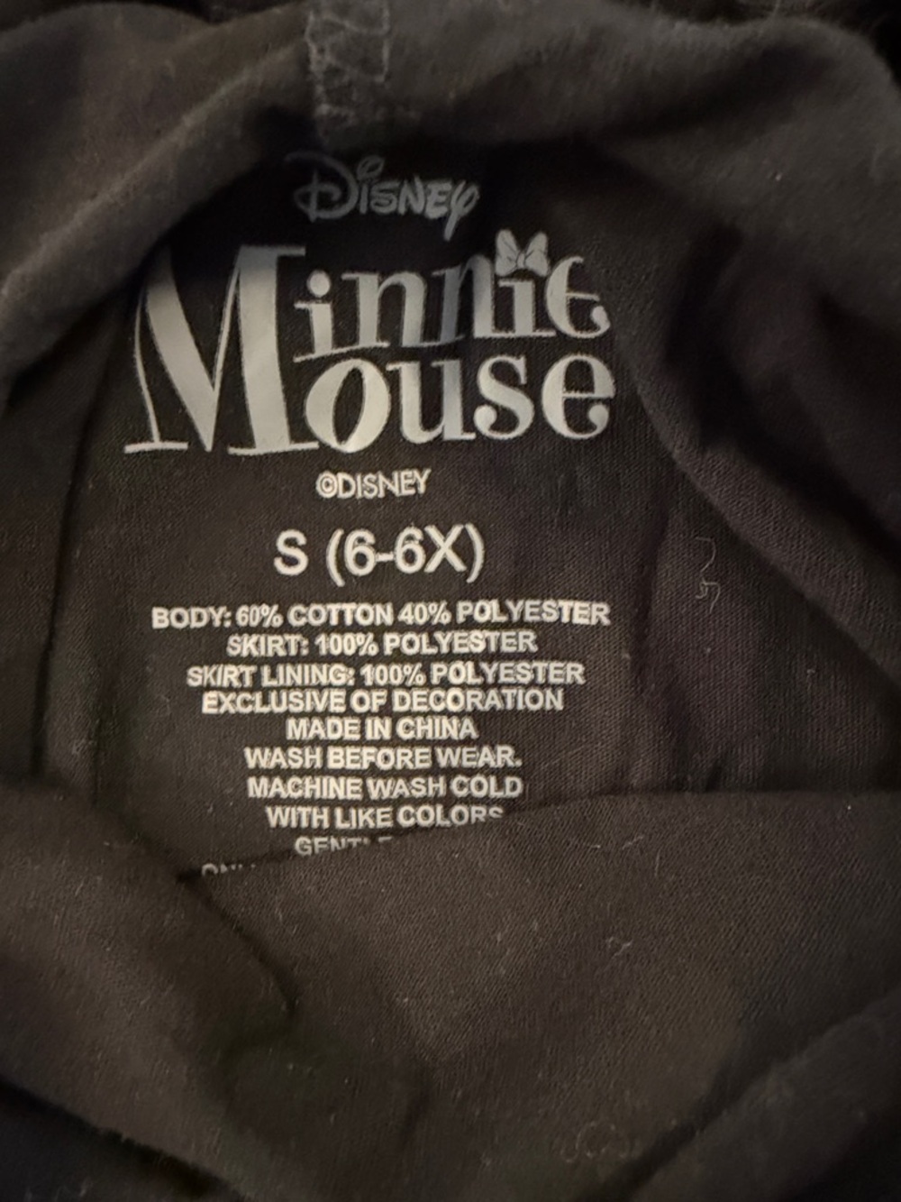 Disney Black & Orange Minnie Witch Tulle Costume Dress - Picture 4 of 7